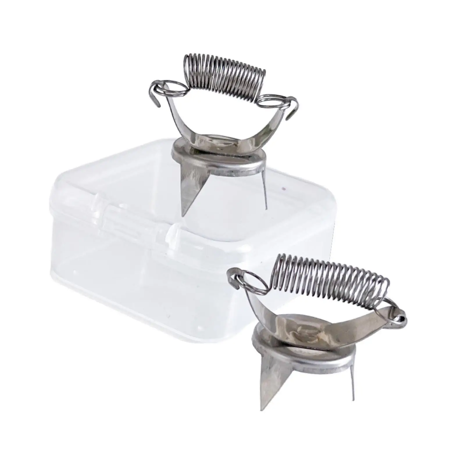 

2Pcs Pottery Clay Glaze Clamps Art Supplies Easy Cleaning DIY Pottery Glazing Coloring Clips Fingertip Dipping Glaze Clips