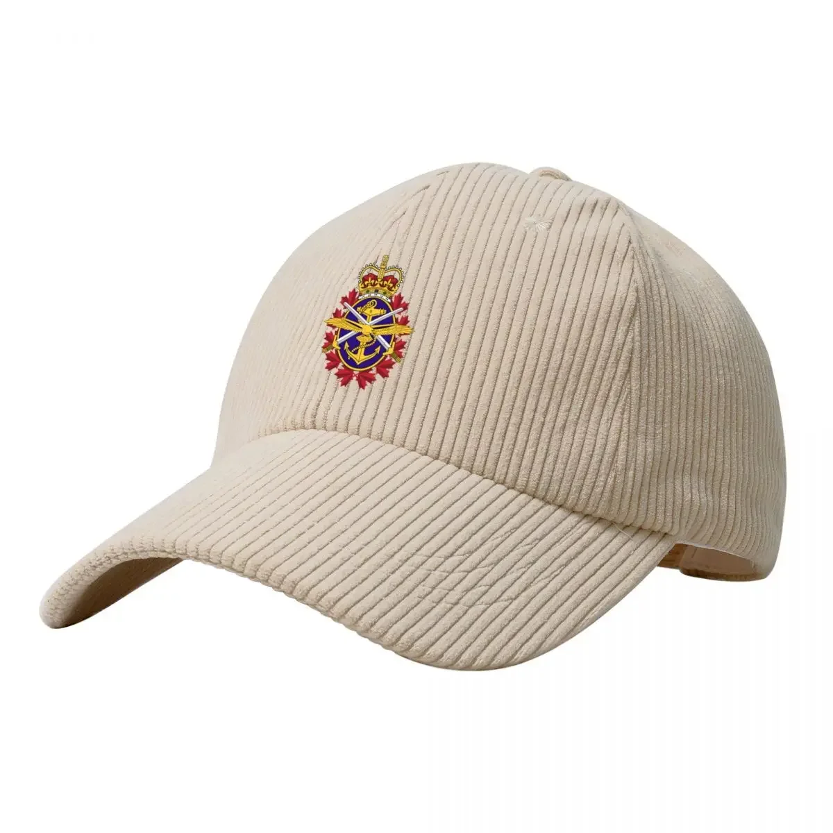 Canadian Armed Forces - Forces armées canadiennes Corduroy Baseball Cap Fashion Beach Hat Man For The Sun Baseball Men Women's