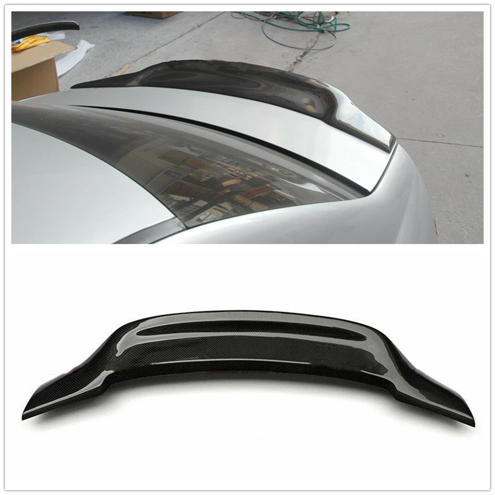 

R Style Carbon Fiber Rear Trunk Spoiler Wing Lip For Mercedes Benz W204 C Class 2008-14 C63 AMG Coupe 2 Door C180 C200 C250 C350