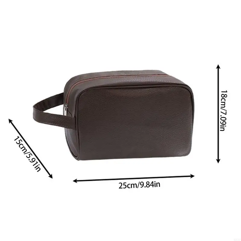 حقيبة مستحضرات تجميل أنيقة للرجال مقاومة للماء وإكسسوارات تخزين السفر HX6C