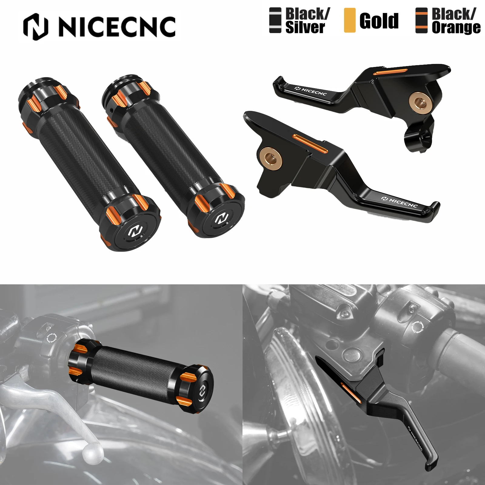 

For Harley Road Glide FLTRX 2017-2020 Street Glide FLHX/Special FLHXS Road King FLHR/Special Clutch Brake Levers Handlebar Grips