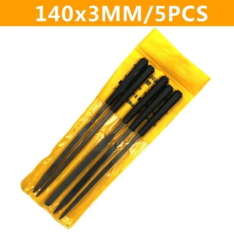 5pcs/set 140/180mm Metal File Mini Assorted Rasp Diamond Needle File set Repair Tool Jewelry Wood Grinding Hand File Tools