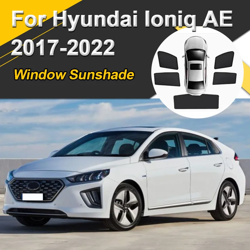 

Car Sun Shades For Hyundai Ioniq AE 2017-2022 Sunshades Magnetic Heat insulation Visor Mesh Window Curtains Auto Accessories