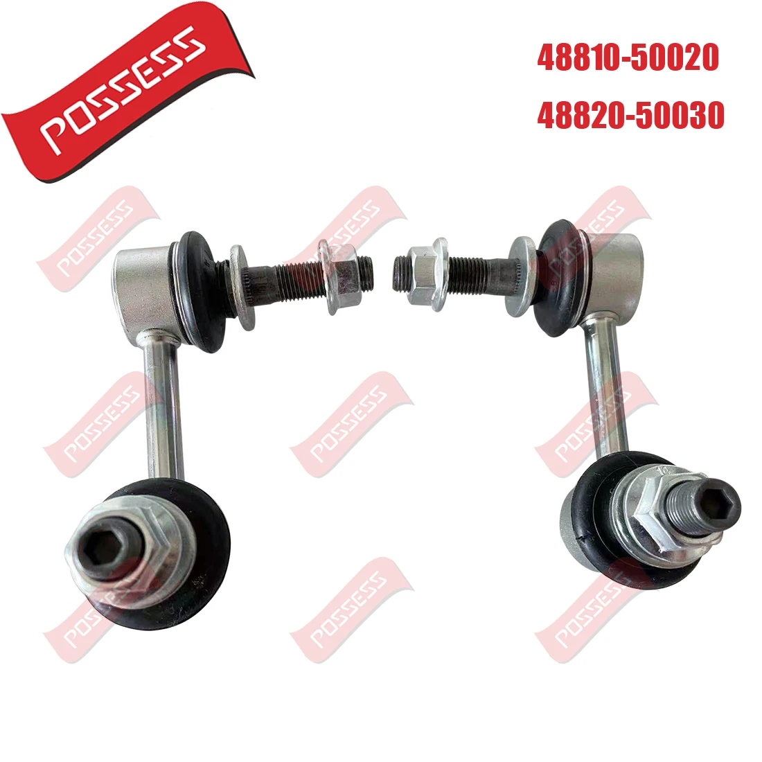 A Pair of Front Axle Sway Bar End Stabilizer Link For Lexus LS460 LS600 LS600h LS600HL USF40 USF41 USF45 USF46 UVF45 UVF46