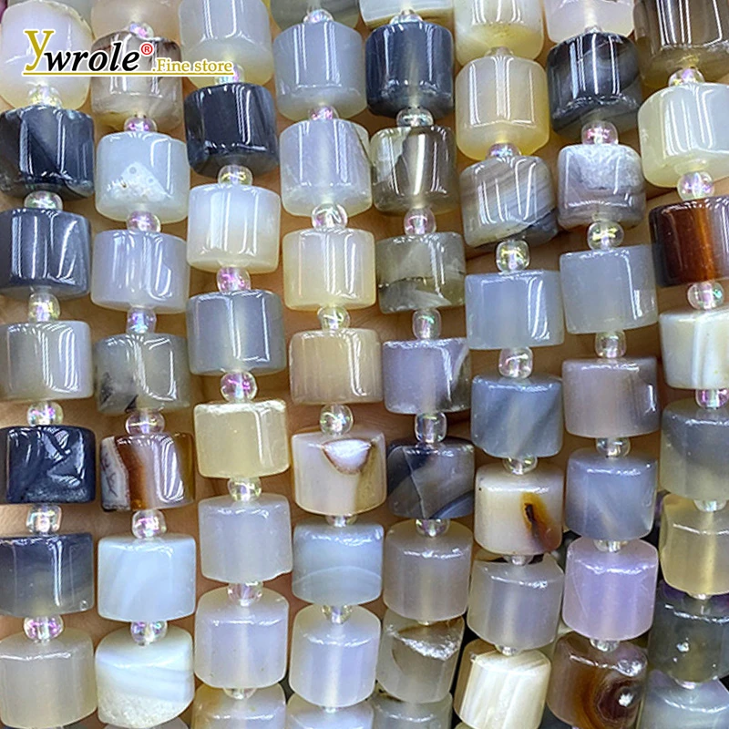 

Raw Ore Gemstone Rough Irregular Black Flower Agate Natural Stone Spacer Beads for Jewelry Making Diy Bracelets Accessories