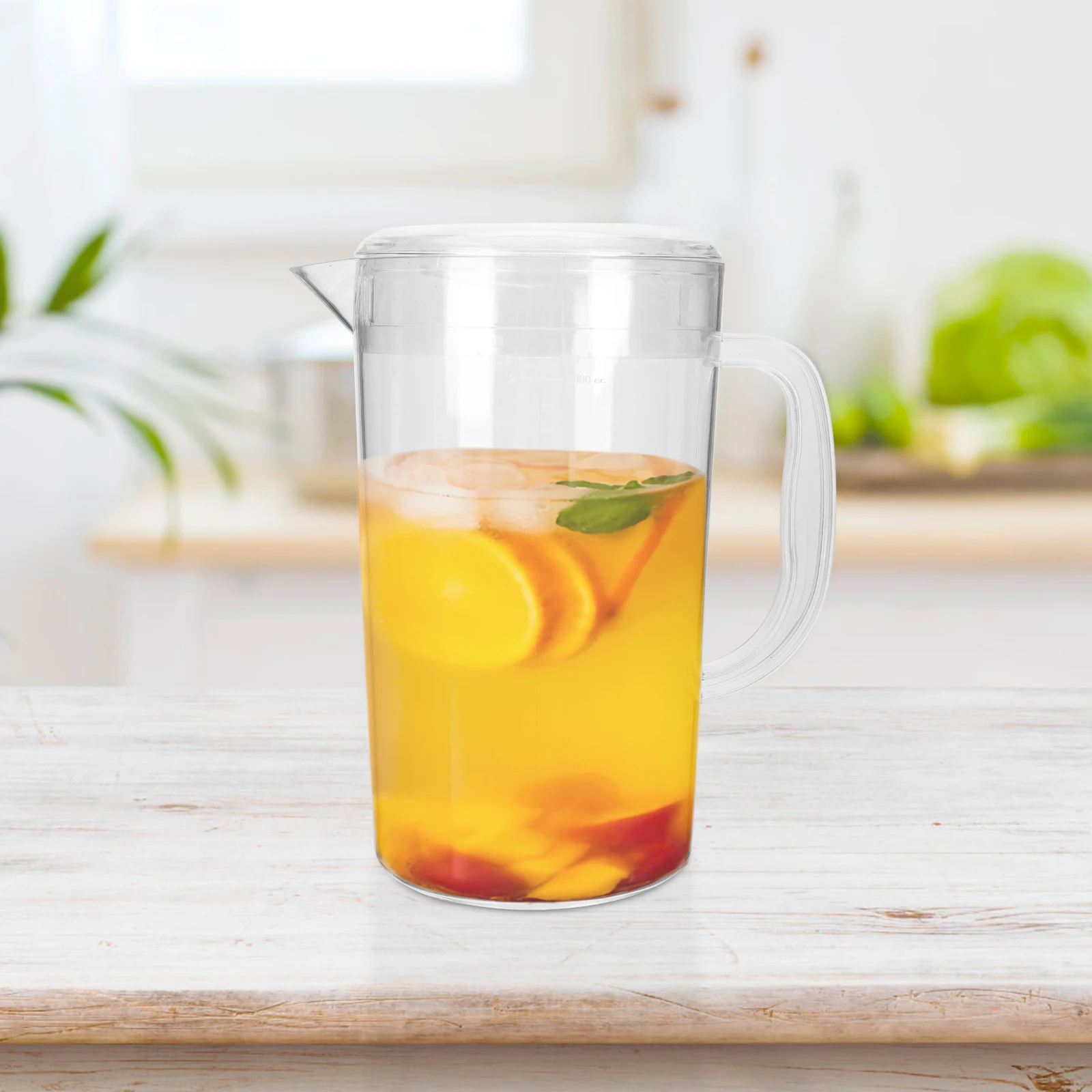 

Large Capacity Acrylic Pitcher Cold Water Bottle Juice Jug Container Leak Proof Safe Tea Pot Water Storage Family Daily