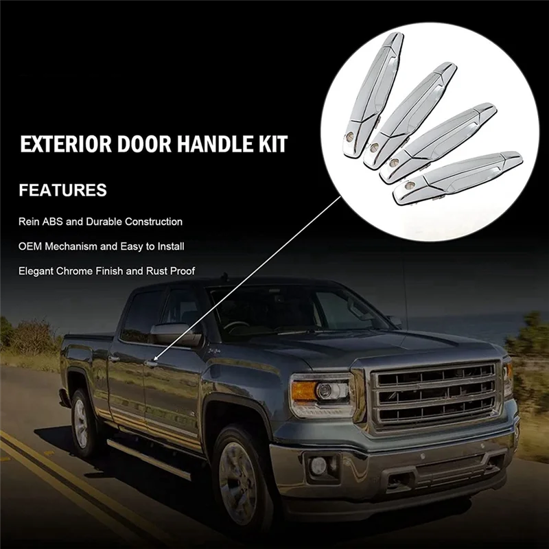 

Classy-1 Set Exterior Door Handle For Cadillac Chevy Silverado GMC Sierra Yukon Spare Parts 22738721 15915659 22738722 15915660