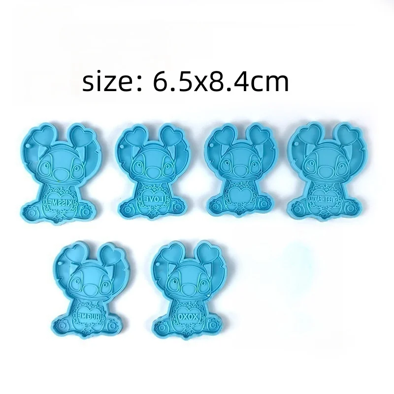 

Disney Anime Stitch Cookie Mold Kawaii Lilo & Stitch Mold Cartoon DIY Household Baking Tools Theme Party Cake Mold