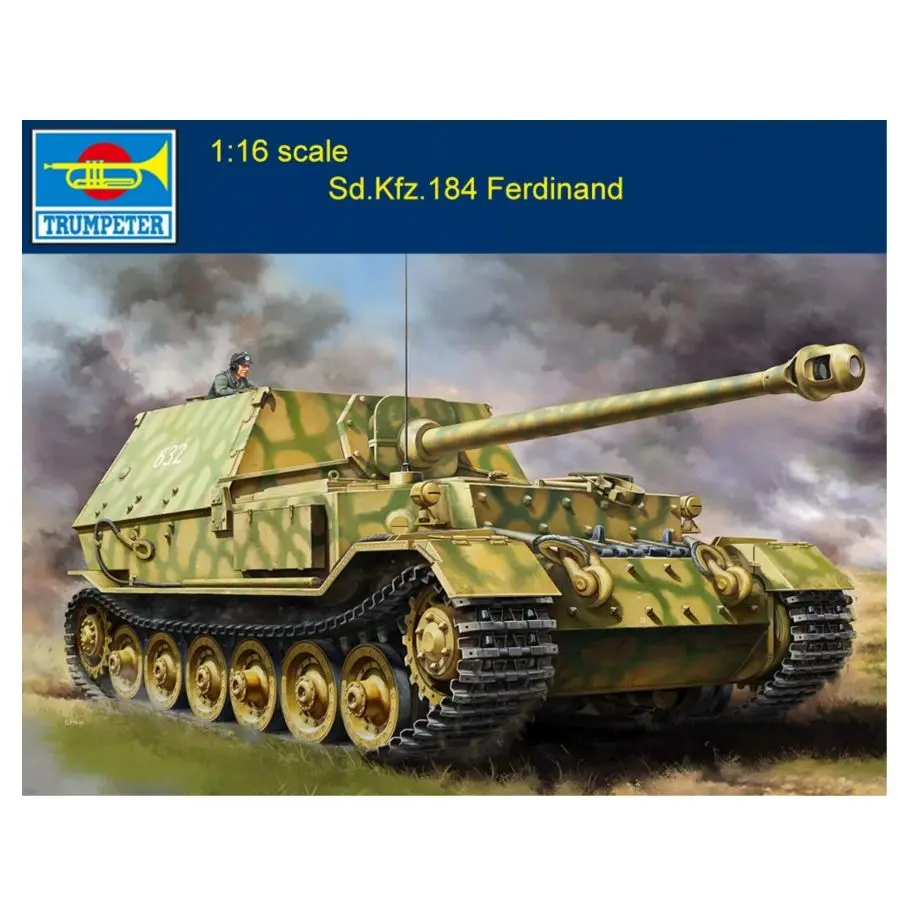 Trumpeter 00964 1/16 Sd.Kfz.184 Ferdinand Destroy Tanks Plastic Assembly Model Kit