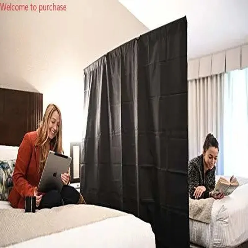 

Portable Room Divider Screen | 4 Pack | Dark Blue Privacy Panels for Education, Clinics, and Biometric Spaces