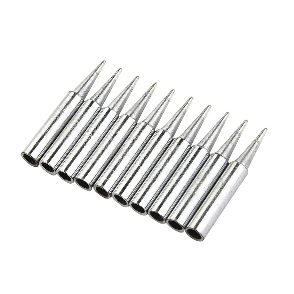 

10pcs Solder Iron Tips Set Welding Equipment Accessories Lead-free Pure Copper 900M-T-B For Soldering Station High Quality