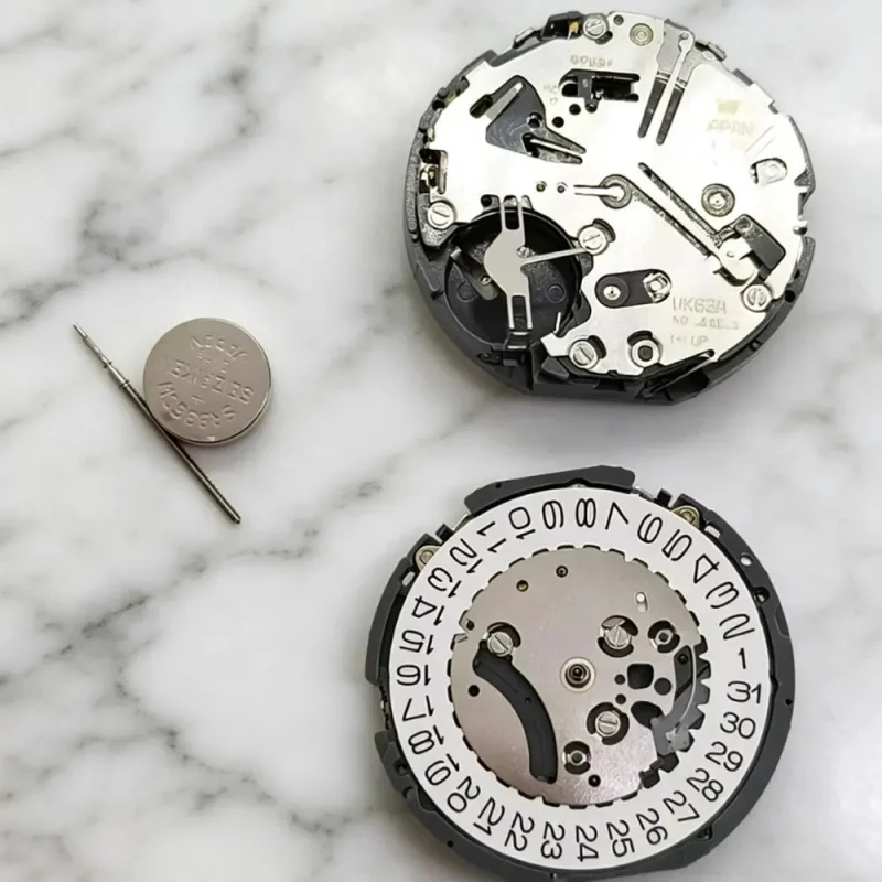 

Japanese imported quartz movement VK63 24-hour 3-O'clock black and white calendar multi pin multifunctional watch movement