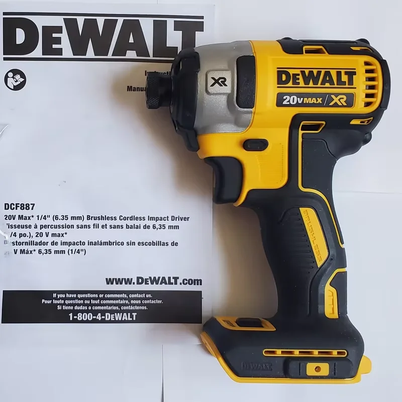 Dewalt-ブラシレスコードレス電動ドライバー,dcf887,最大20v xr