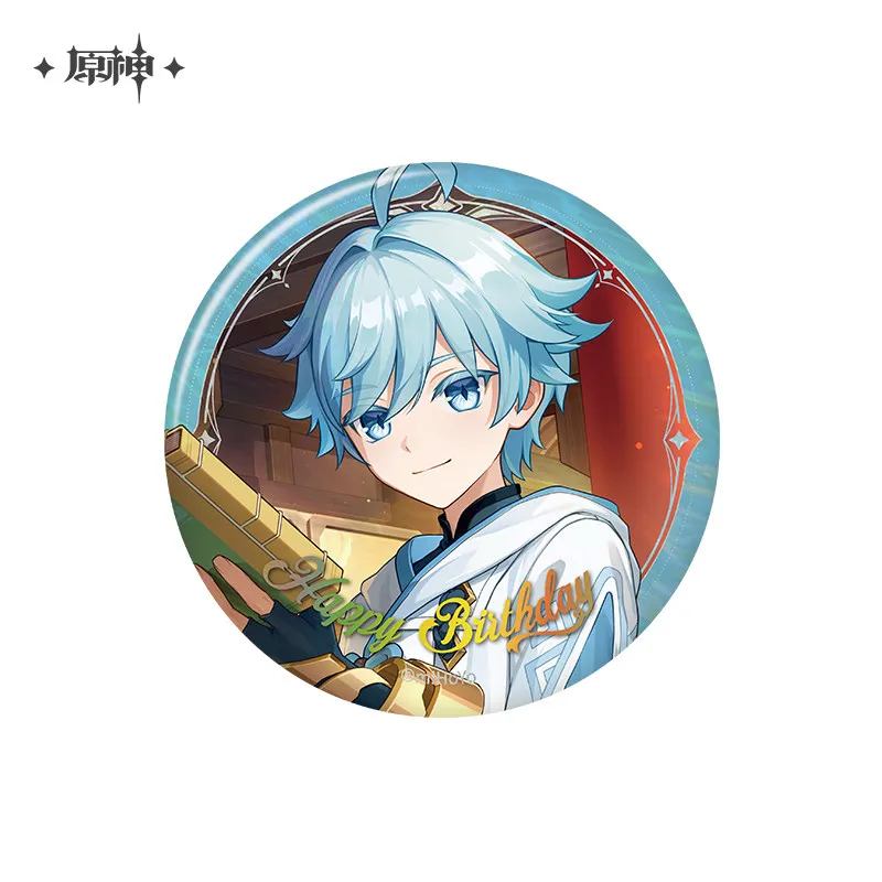 58mm Game Genshin Impact Day of Destiny 2025 Clorinde Emilie Furina Cosplay COSTUME Badge Pin SPTE Tinplate Brooch﻿ Prop