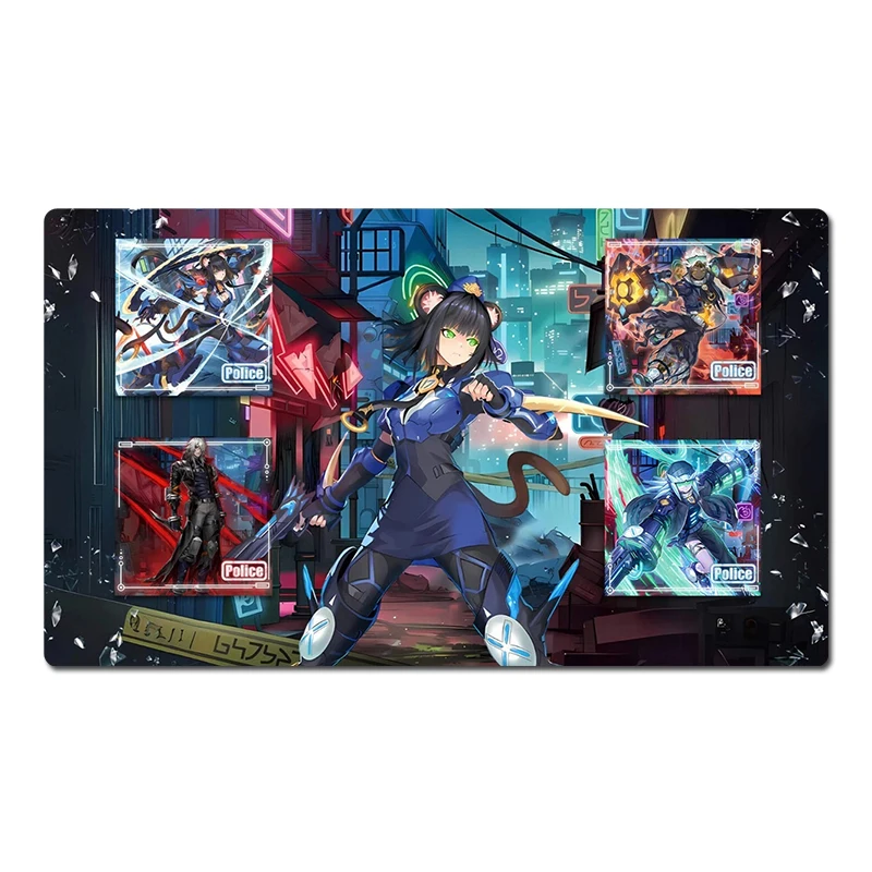 

YuGiOh K9 Archetype TCG CCG Playmat Коврик для торговых карточных игр Настольный игровой коврик Коврик для мыши Коврик для мыши 60x35 см Бесплатная сумка