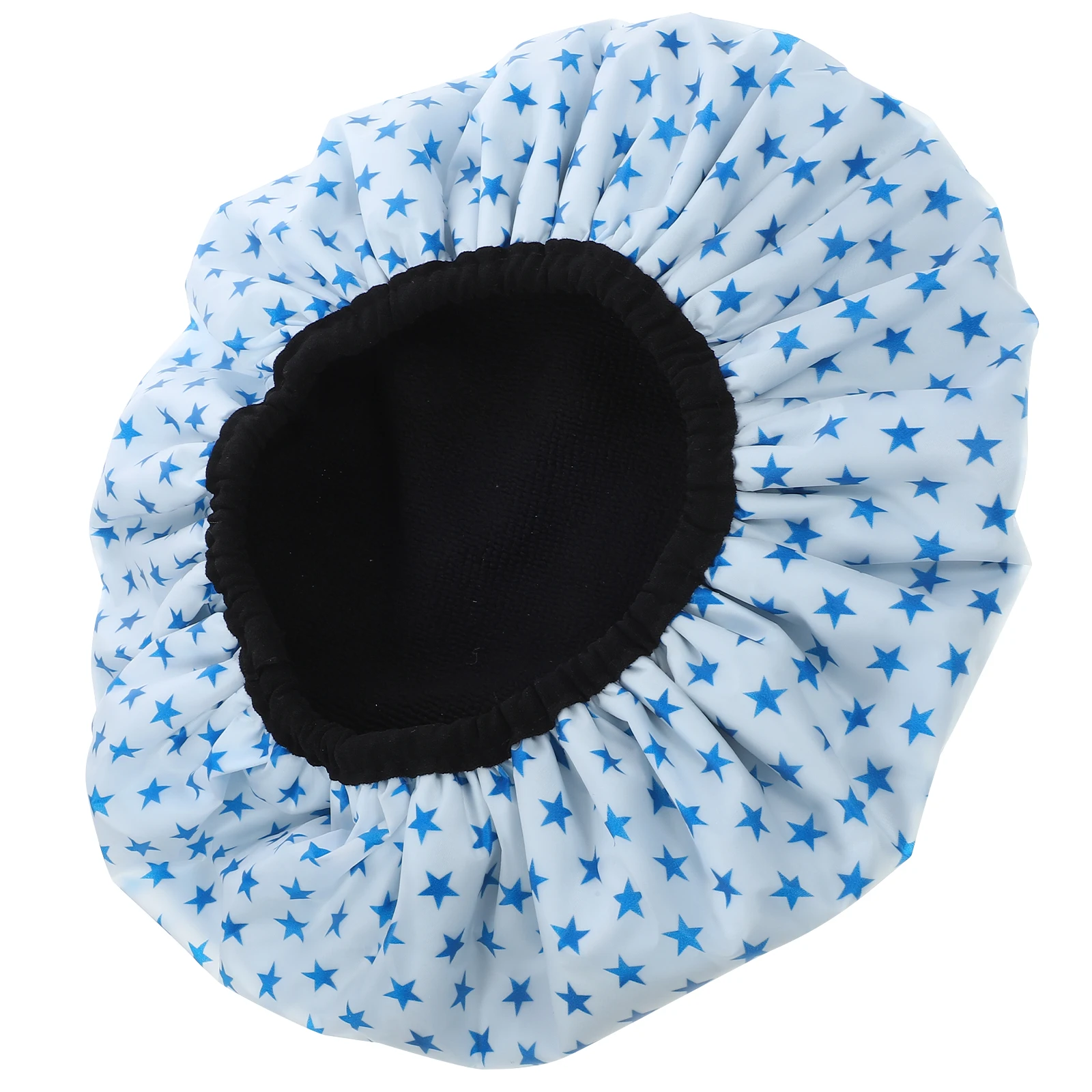 

Waterproof Bath Cap For Women 3-In-1 Triple Layer Shower Hat Reusable Bathing Cap Microfiber Peva Hair Protection Long Hair