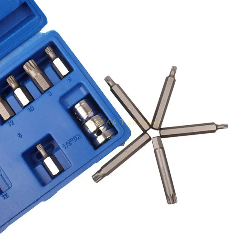 A2BE Heavy Duty 11pc Hand Tool Set Set Nonslip Grip Steel Construct