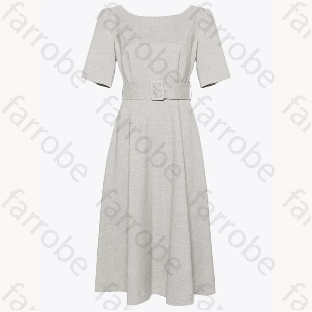 فستان ميدي أنيق ومثير مخصص بحزام على شكل حرف a فساتين سهرة رسمية رائعة عالية الجودة للحفلات الراقصة للنساء