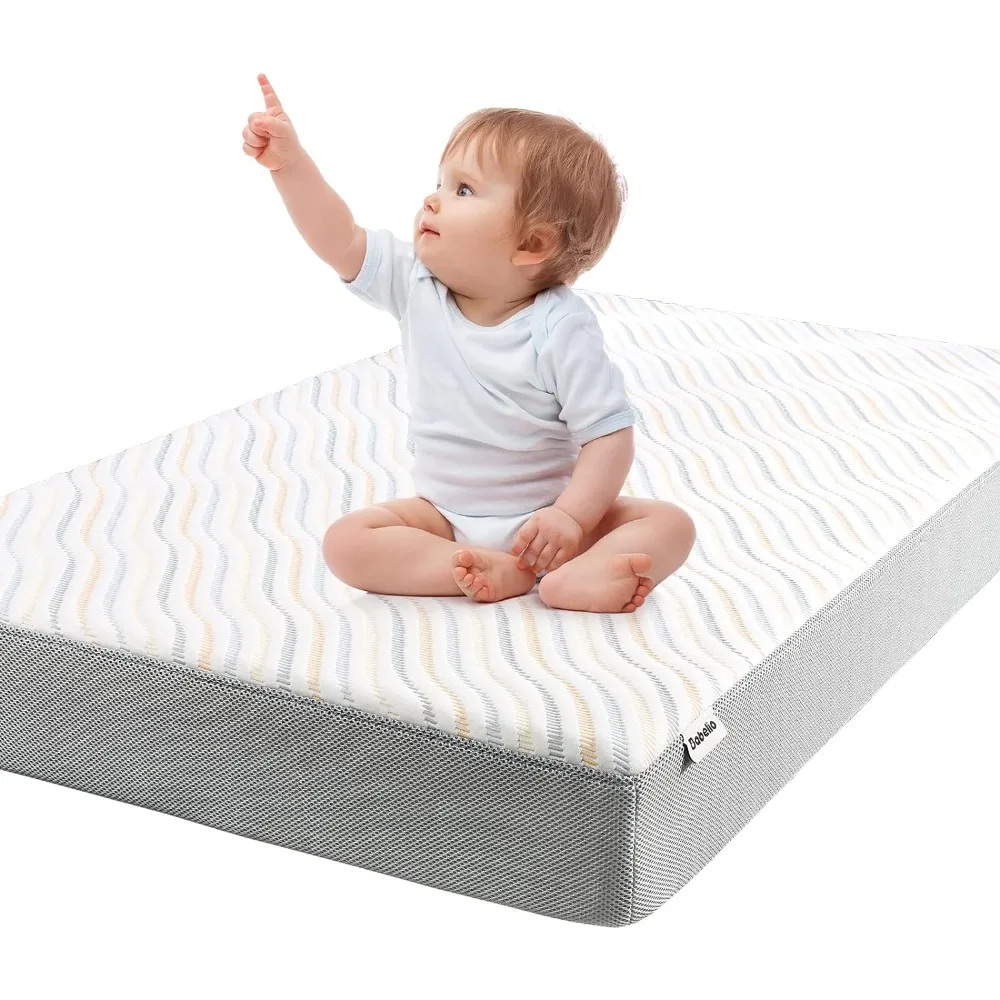 

Biobased Crib & Toddler Mattress Dual-Sided CertiPUR-US & USDA Certified Biobased Mattress Washable Soybean Fiber Mattress