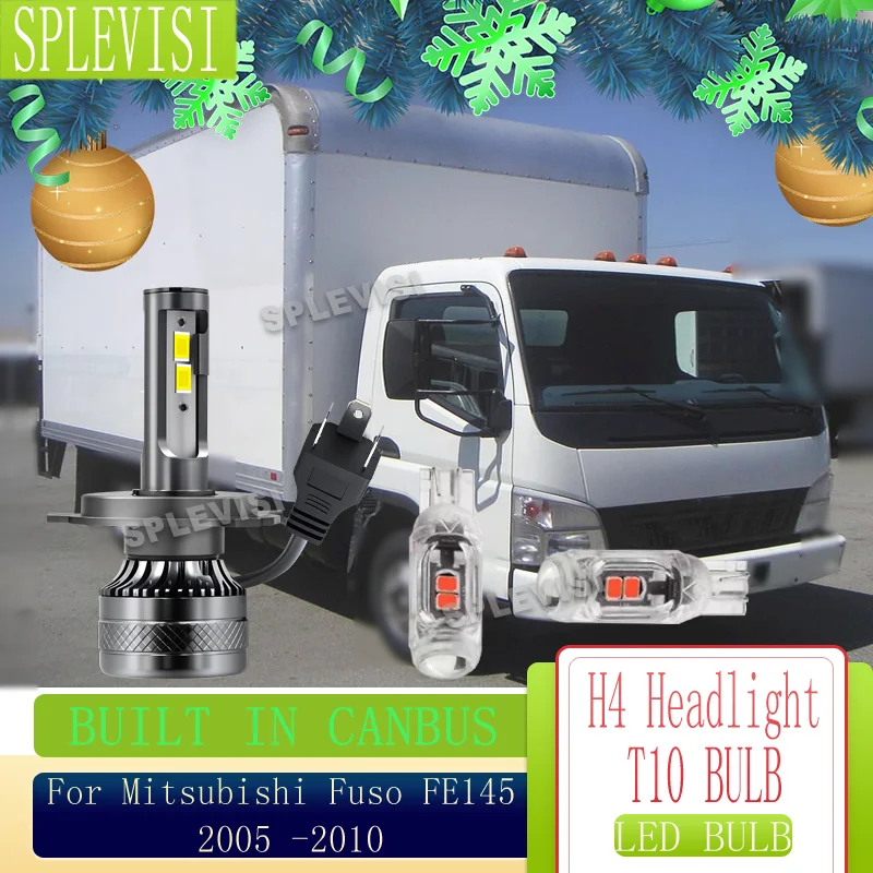 3570 CSP technology 500% brightness improvement over halogen LED Bulb For Mitsubishi Fuso FE145 2005 2006 2007 2008 2009 2010