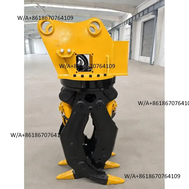 Hot Seller Heavy 360° Rotating Hydraulic Log Grapple for 20 Ton Excavator - Timber Wood Grab for Forestry & Land