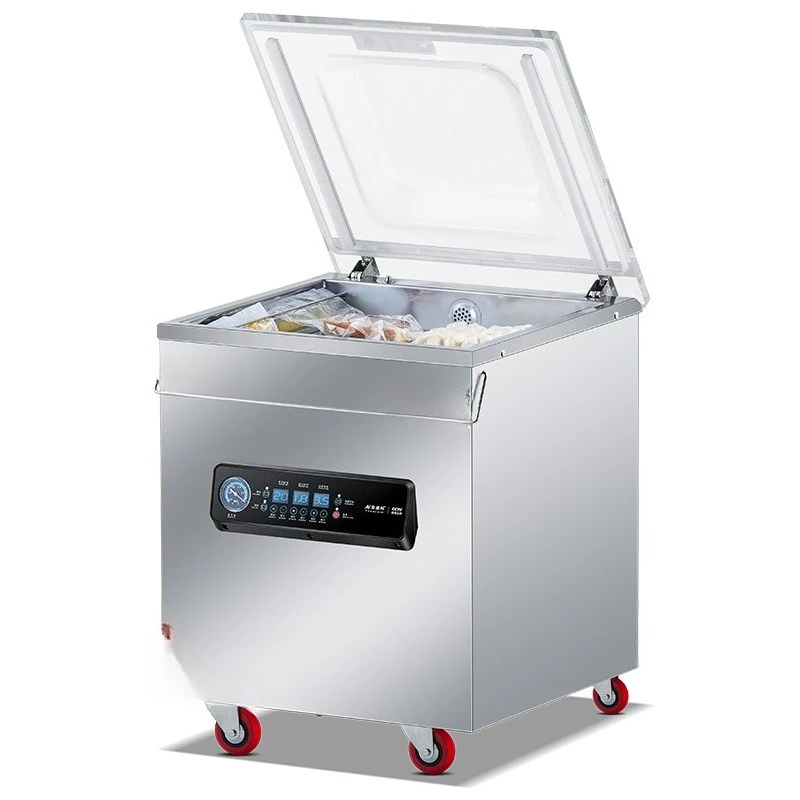 

Food packaging machine, fully automatic large commercial evacuation machine for cooked meat and seafood