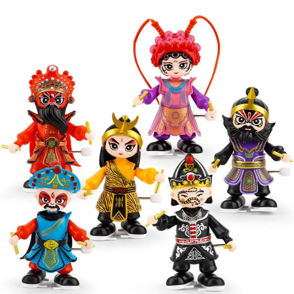 

Water Margin Opera Clockwork Doll Winding Spring Wave Hands Walking Dancing Toy DIY Crafts Chinese Traditional