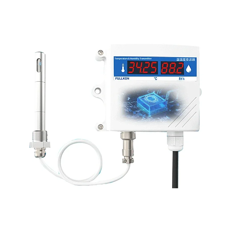 Intelligent Aosong Digital Temperature and Humidity Transmitter 4~20mA  Pipeline Current with Good Long-term Stability