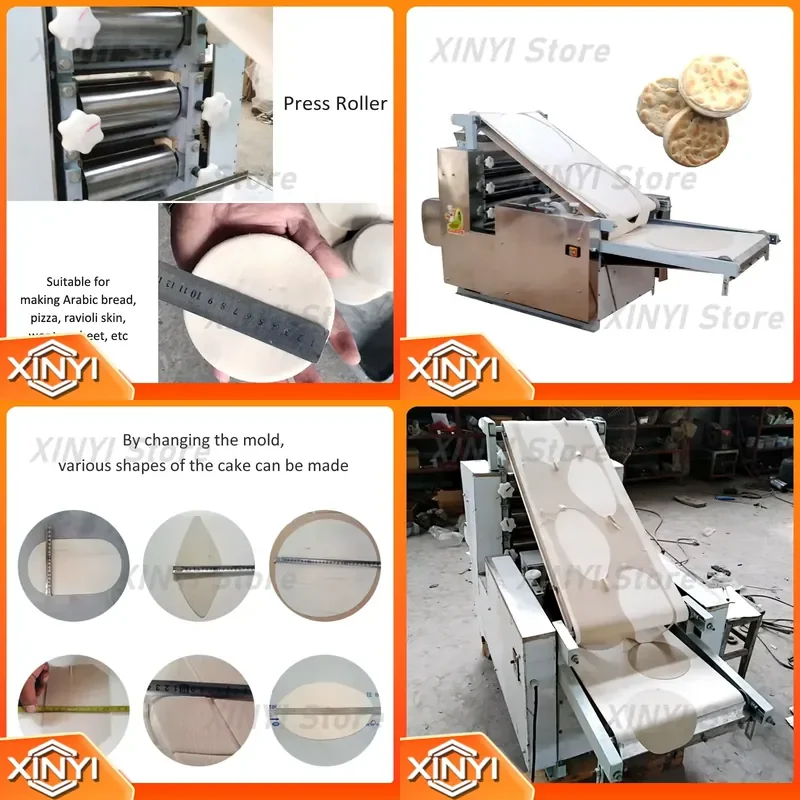 for NEWEEK Customized Mexico Commercial Jowar Roti Maker Corn Tortilla Arabic Pita Bread Making Machine