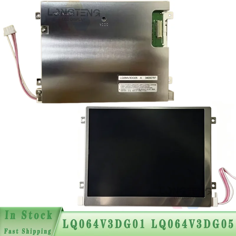 LQ064V3DG01 LQ064V3DG05 06 07 TFT LCD Screen 640*480 VGA CCFL Industrial LCD Display Panel For Industrial Controller Monitor