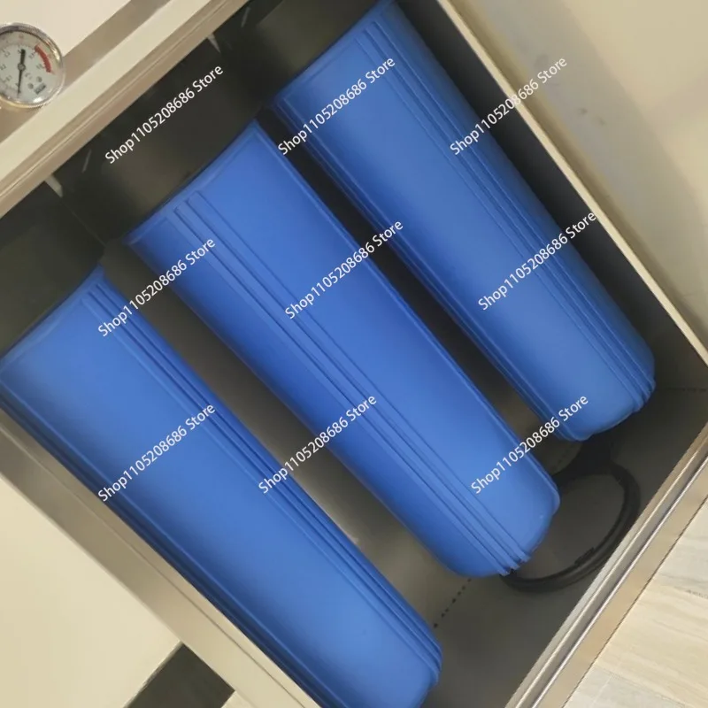 Three-stage Water Filtration System, Large Blue Frame Giant Water Filter