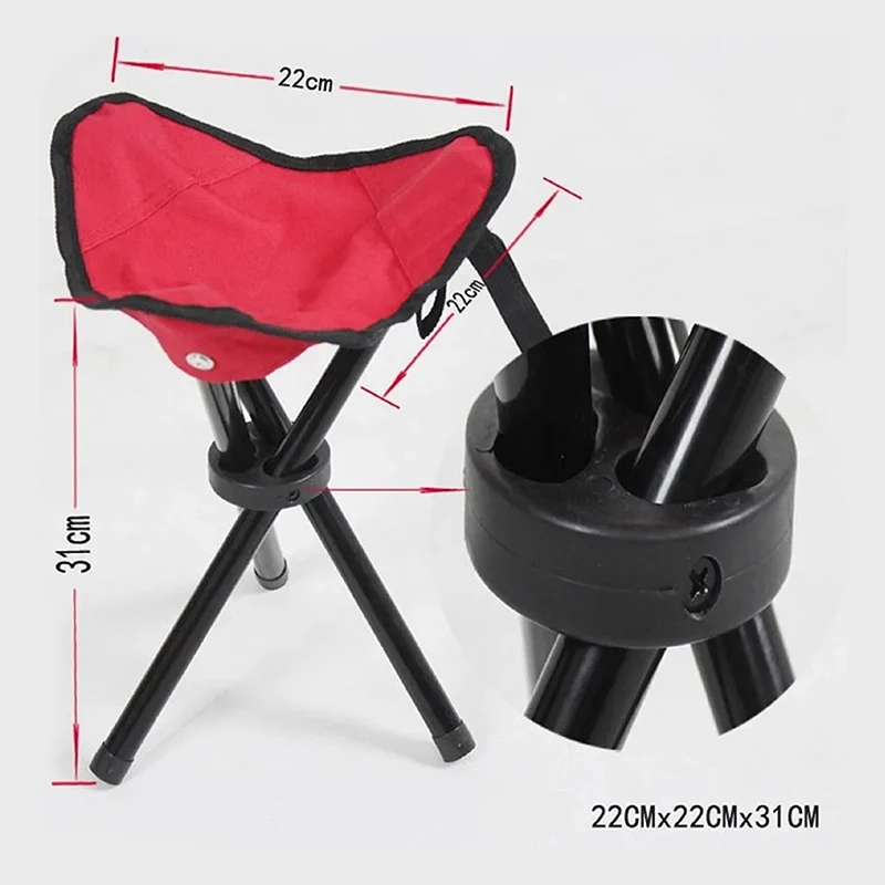 Beach Chairs Outdoor Multi Function Portable Folding Stool Triangle Stool Lightweight Ultralight Camping Fishing Slacker Chair