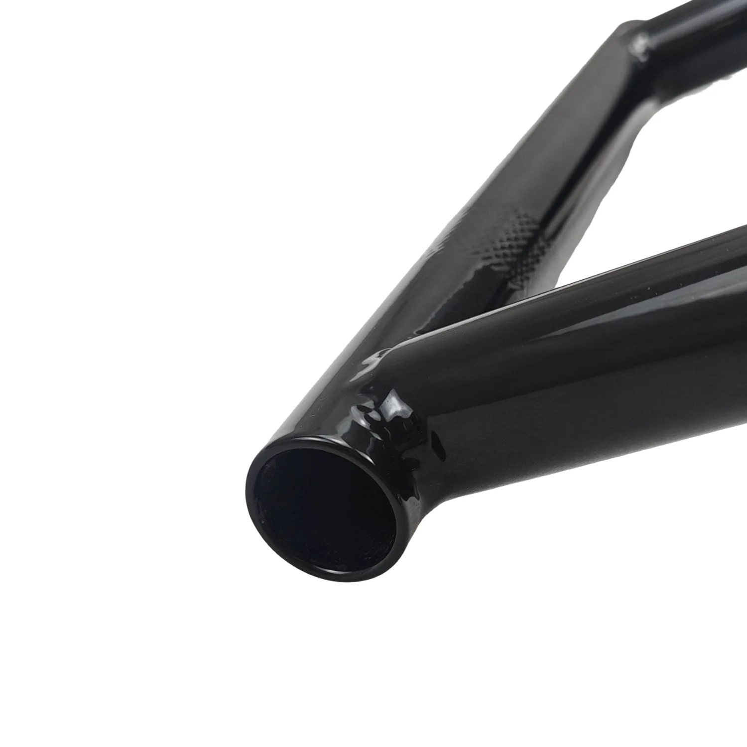 1" Black Chizeled Lo Z-Bar Handlebar 8" Rise Steel Handlebar Compatible with Harley 2007‑later XL & 2006‑2017 FXDB Motorcycles 4