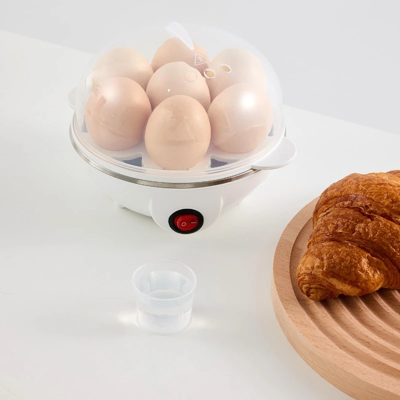 

Многофункциональная электрическая яйцеварка-пароварка с защитой от выкипания, автоматическим отключением, для домашнего использования, на одну порцию, для приготовления яиц на завтрак