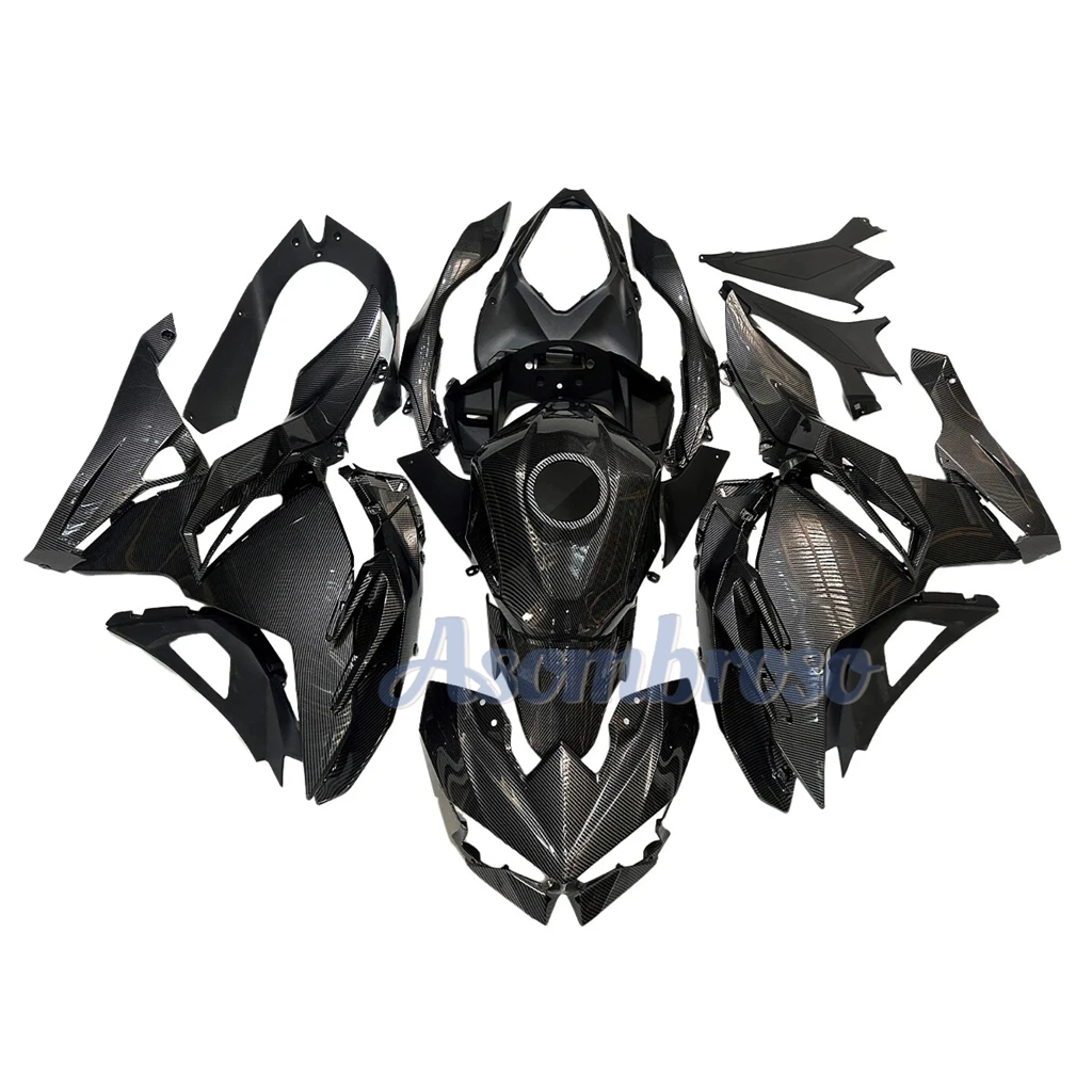 Motorcycle Parts Plastics Body Kit For Kawasaki 2024 - 2025 Ninja500 Carbon Fiber Look Bodywork Panel set Ninja 500 24 25 EX500