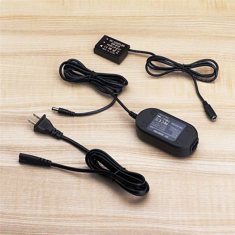 LP-E18 Dummy Battery Coupler for RP 77D 200D 250D 750D 760D 800D 850D Rebel T6I T6S T7I T8I SL2(EU Plug)