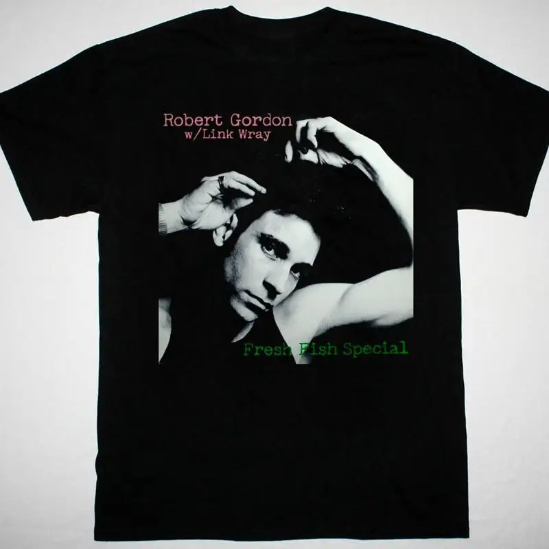 VTG Robert Gordon album BLACK T shirt All sizes short sleeve