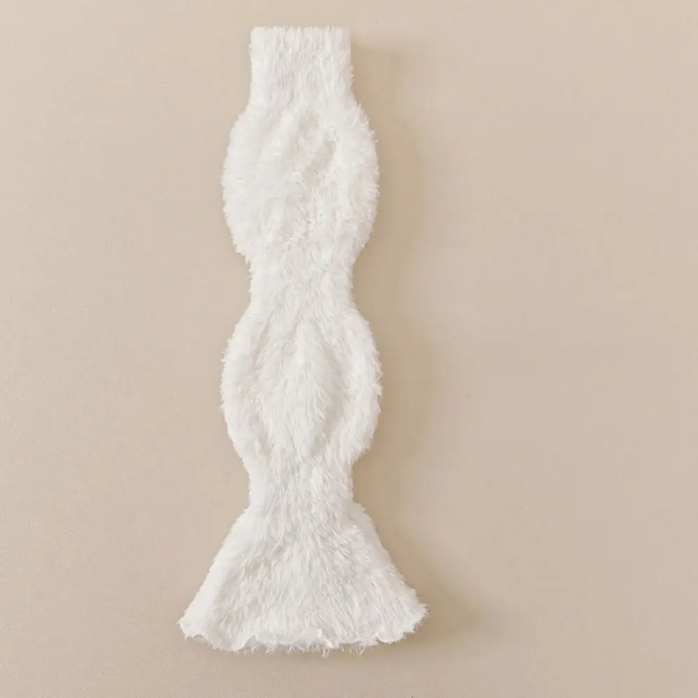 العصرية Y2K المرجان الصوف غطاء للقدم الحلو الدافئة المرأة تدفئة الساق تنفس مريحة منتصف جوارب أنبوبية طالب #4