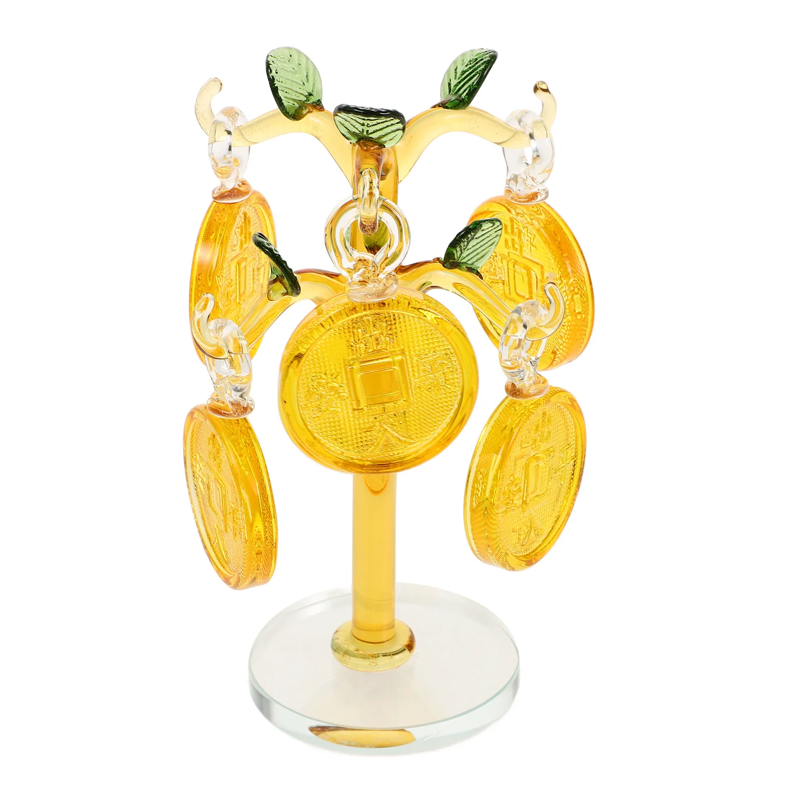 

Crystal Money Tree Ornament Fine Made Decorative Piece for Home Office Desk Feng Shui Decoration Good Luck Gift Cabinet Display