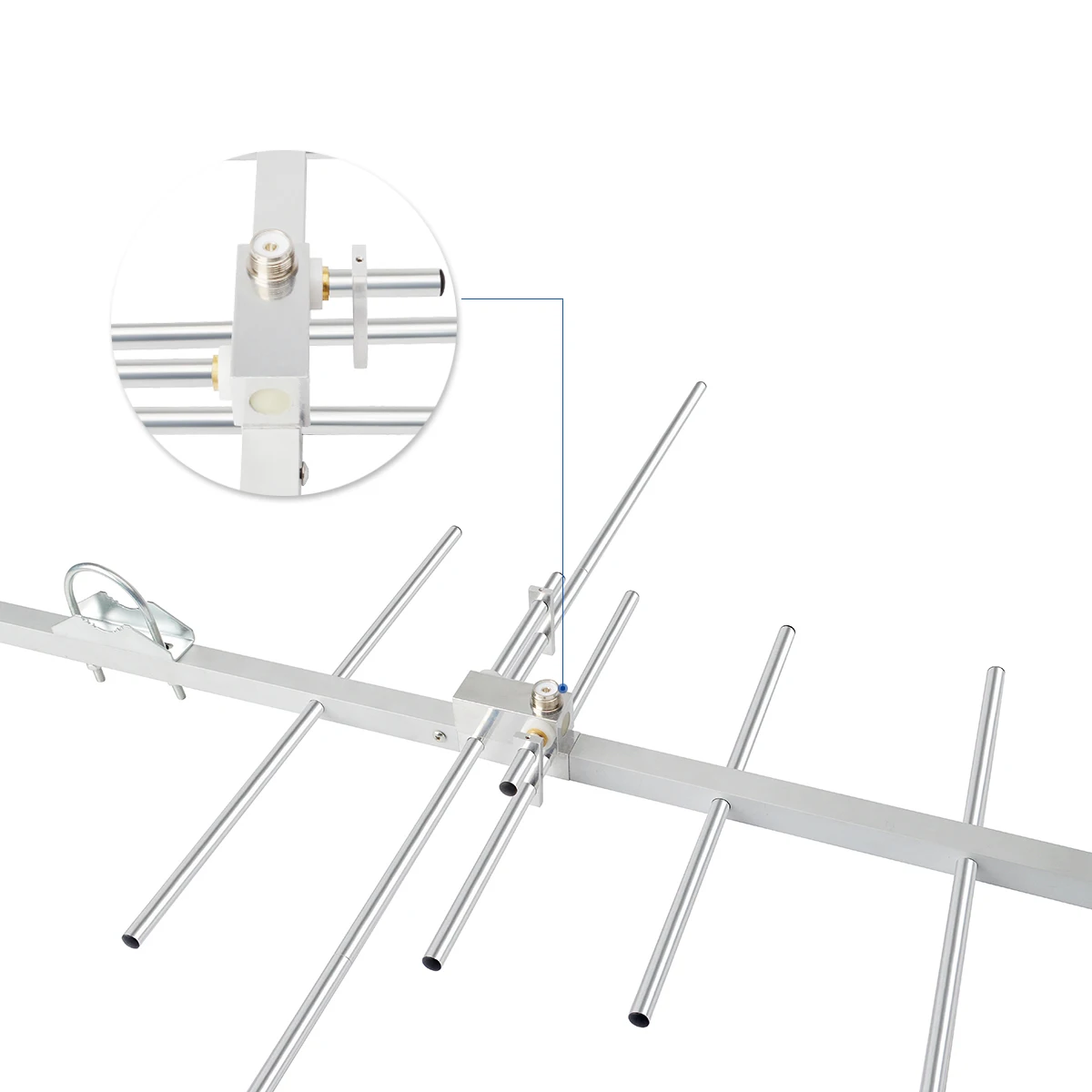 Dwuzakresowa antena Yagi HYS 2m 70cm VHF UHF Yagi High Gain Ham Radio Vertical Base Antenna do systemu repeater, skanera HT