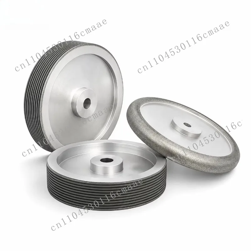 CBN Grinding Wheel for Deburring, Flat Edge Serrated Kitchen Tool Threaded Grinding Wheel, Coated 1a1 Cup Grinding Wheel
