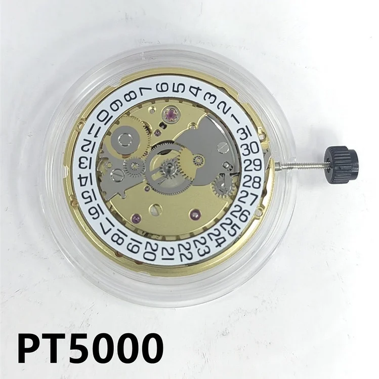 PT5000 Automatic Mechanical Watch Movement 25 Jewels 28800BPH High Beat Self-Winding High Accuracy Watch Movement