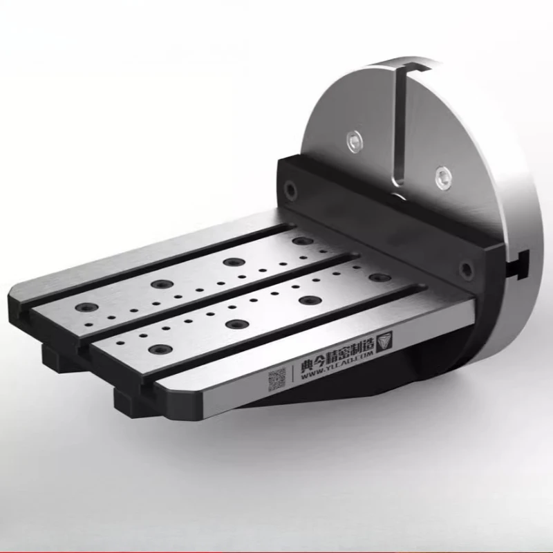 

4-axis extended L-shaped block single-sided bridge plate for CNC milling centers and high-precision rotating fixtures