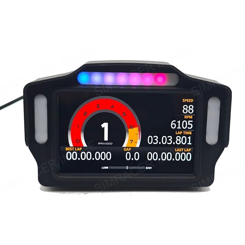 Picture 6: USB Racing Game 5-inch Screen Multi-function Meter SIMHUB Custom Configuration Makes Simulated Driving Experience More Realistic