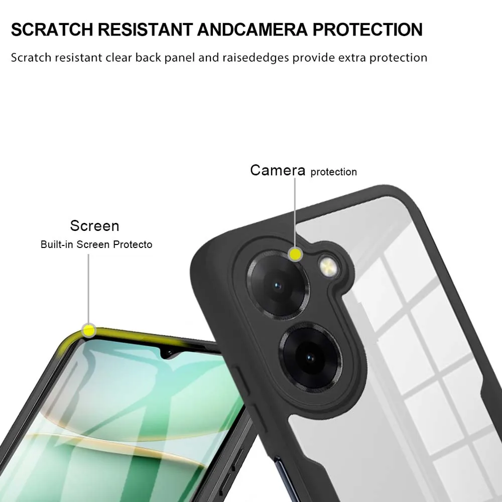 Picture 6: 360 Full Body Screen Protector Transparent Case For Redmi A5 4G Global 171mm size Shockproof Phone Cover