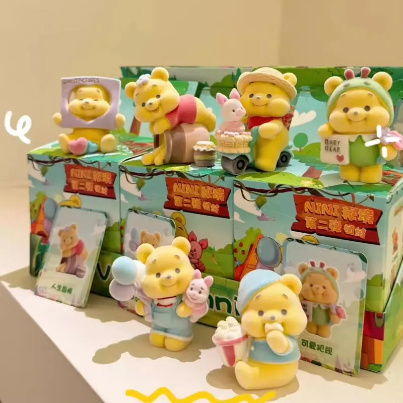 

Secret Realm Winnie Pupu Blind Box Plucked Surrounding Customiz Action Figure Kawaii Birthday Gift desktop ornament model toys