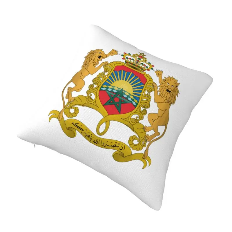 Custom Nordic Kingdom Of Moroccoe Cushion Cover Polyester Moroccan Patriotic Pillow Case