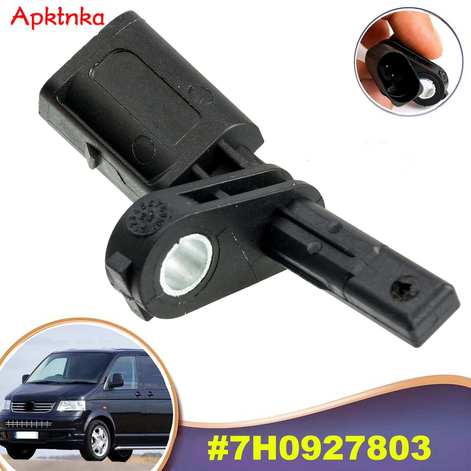 

For VW Passat Jetta Golf Tiguan Transporter AUDI Seat Leon Skoda Octavia ABS Wheel Speed Sensor Front Left 7H0927803 WHT003857