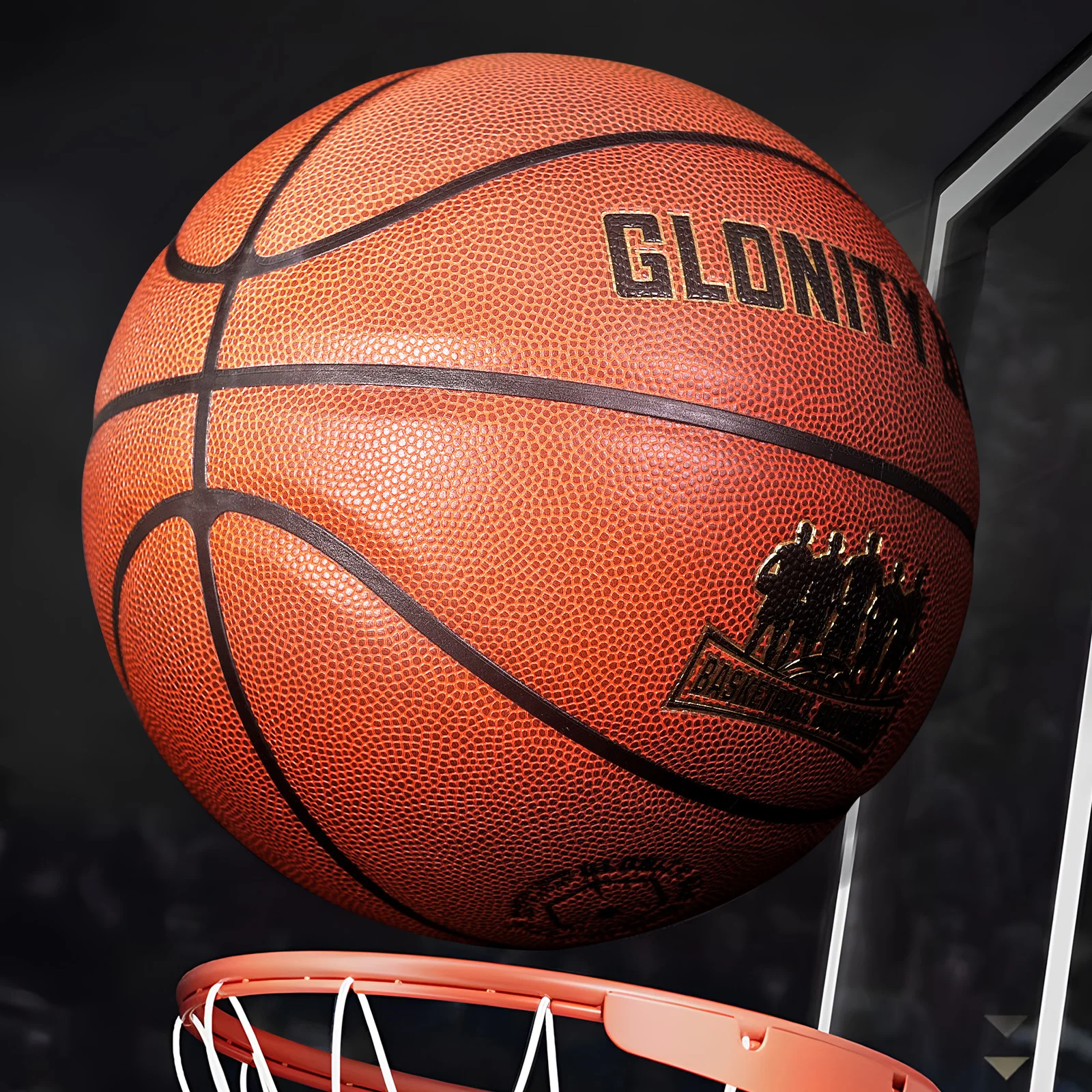 공식 사이즈 5 6 7 In&Ourdoor 내마모성 가죽 경쟁 훈련 농구 남성용 및 여성용 고품질 팀 공