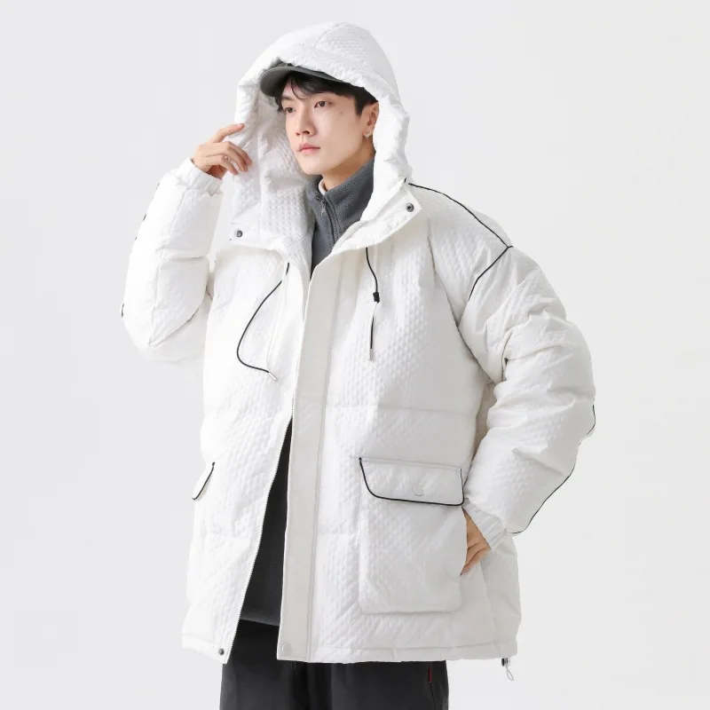 Winter Down Coat 85% Duck Down Long Cotton-padded Clothes Warm Men's Cotton-padded Jacket Outdoor Mountaineering Suit